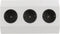Heitronic 500071 Stekkerdoos Wit, Zilver 1 stuk(s)