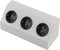 Heitronic 500071 Stekkerdoos Wit, Zilver 1 stuk(s)