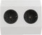 Heitronic 500071 Stekkerdoos Wit, Zilver 1 stuk(s)
