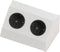 Heitronic 500071 Stekkerdoos Wit, Zilver 1 stuk(s)