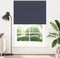 vidaXL - Rolgordijn - verduisterend - 150x210 - cm - stofbreedte - 146,6 - cm - blauw