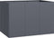 vidaXL - Plantenbak - 120x80x80 - cm - staal - antracietkleurig