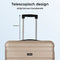 FLY&BYE® Kofferset - 3 Delig - 35L Handbagage + 59L Ruimbagage + 89L Ruimbagage - Cijferslot - Krasbestendig - Breukvast