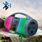 Heldere Bluetooth-luidspreker en Bigben Party BT Lite bedrade microfoon blauw