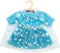 Heless Babypoppenjurk Ice Princess Meisjes 35-45 Cm Textiel Blauw