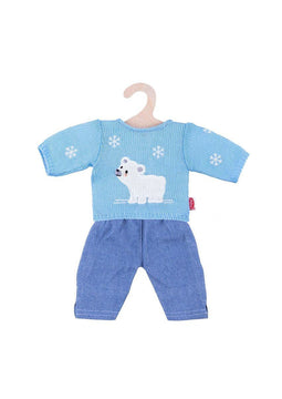 Heless Jeansbroek met Trui 28-35 cm