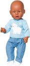 Heless Jeansbroek met Trui 28-35 cm