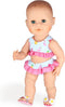 Heless Poppenbikini Blauw/roze Voor Pop Van 28-35 Cm