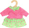 Heless Poppenkleding Bloemenjurk Roze/groen 28-35 Cm