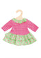 Heless Poppenkleding Bloemenjurk Roze/groen 28-35 Cm