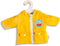 Heless Poppenkleding Dubbelzijdige Jas Geel/blauw 28-35 Cm