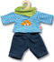 Heless Poppenkleding Jeans Met Gestreept Shirt 28-35 Cm