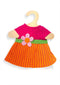 Heless poppenkleding jurk Maya roze/oranje 28-35 cm