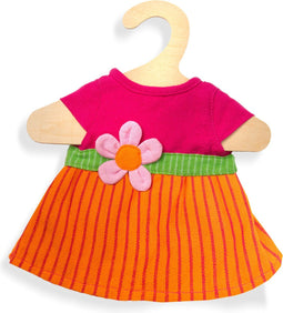 Heless Poppenkleding Jurk Maya Roze/oranje 35-45 Cm