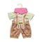 Heless Poppenkleding lederhosen met overhemd en sjaal, 28-35 cm