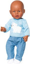Heless Poppenkleding Trui Met Jeans Blauw 35-45 Cm