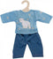 Heless Poppenkleding Trui Met Jeans Blauw 35-45 Cm