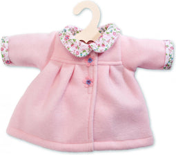 Heless Poppenkleertjes Mantel met kraag 28-35 cm - Roze