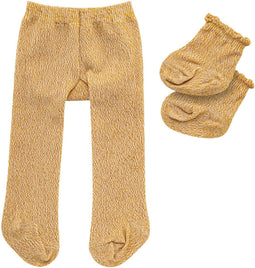 Heless Poppenmaillot En Sokken Polyester Goud 28-35 Cm