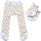 Heless Poppenmaillot En Sokken Polyester Goud/wit 28-35 Cm