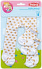 Heless Poppenmaillot En Sokken Polyester Goud/wit 28-35 Cm