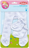 Heless Poppenmaillot En Sokken Polyester Wit/zilver 28-35 Cm