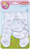 Heless Poppenmaillot En Sokken Polyester Wit/zilver 28-35 Cm