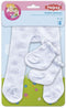 Heless Poppenmaillot En Sokken Polyester Wit/zilver 35-45 Cm