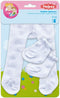 Heless Poppenmaillot En Sokken Polyester Wit/zilver 35-45 Cm
