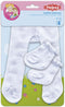 Heless Poppenmaillot En Sokken Polyester Wit/zilver 35-45 Cm
