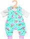 Heless Poppenromper En T-shirt 28-35 Cm Katoen Blauw