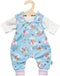Heless Poppenromper En T-shirt 28-35 Cm Katoen Blauw