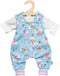 Heless Poppenromper En T-shirt 35-45 Cm Katoen Blauw