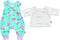 Heless Poppenromper En T-shirt 35-45 Cm Katoen Blauw