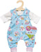 Heless Poppenromper En T-shirt 35-45 Cm Katoen Blauw