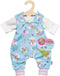 Heless Poppenromper En T-shirt 35-45 Cm Katoen Blauw