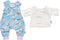Heless Poppenromper En T-shirt 35-45 Cm Katoen Blauw