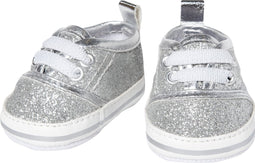 Heless Poppenschoenen Junior 38-45 Cm Zilver/wit