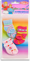 Heless Poppensokken 3 Paar 28-35 Cm Roze, Rood, Blauw
