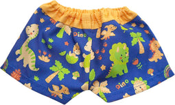 Heless Poppenzwembroek Dino 35-45 Cm Polyester Blauw/oranje