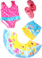 Heless Zwemset Poppen Roze, Blauw 35-45 Cm