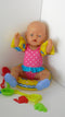 Heless Zwemset Poppen Roze, Blauw 35-45 Cm