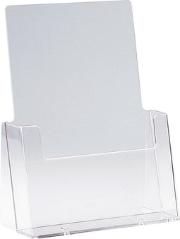Helit H2352102 Folderhouder Glas (helder) DIN A5 staand 1 stuk(s) Aantal vakken: 1 (b x h x d) 166 x 210 x 67 mm