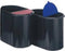 Helit H6103993 Prullenbak 29 l Kunststof Zwart, Blauw 1 stuk(s)