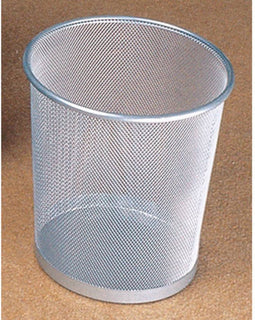 Helit the circle network H2518500 Prullenbak 15 l (Ø x h) 265 mm x 280 mm Metaal Zilver 1 stuk(s)