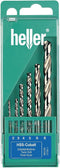 Heller Tools 17735 D HSS Metaal-spiraalboorset 6-delig 2 mm, 3 mm, 4 mm, 5 mm, 6 mm, 8 mm Kobalt DIN 338 Cilinderschach