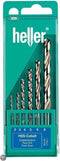 Heller Tools 17735 D HSS Metaal-spiraalboorset 6-delig 2 mm, 3 mm, 4 mm, 5 mm, 6 mm, 8 mm Kobalt DIN 338 Cilinderschach