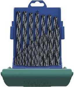 Heller Tools 17737 5 HSS Metaal-spiraalboorset 19-delig Rollenwals DIN 338 Cilinderschacht 1 set(s)