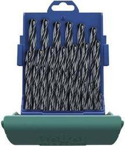 Heller Tools 18371 0 HSS Metaal-spiraalboorset 25-delig Rollenwals DIN 338 Cilinderschacht 1 set(s)