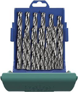 Heller Tools 21961 7 HSS Metaal-spiraalboorset 19-delig Geslepen DIN 338 Cilinderschacht 1 set(s)